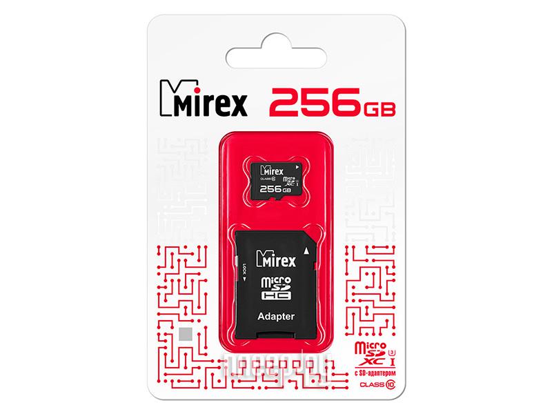 Micro SD 256 Gb Mirex Class 10 (13613-AD3UH256) + adapter