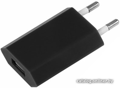 Зарядное устройство для iPhone USB (СЗУ) (1000 mA) черное 18-1900