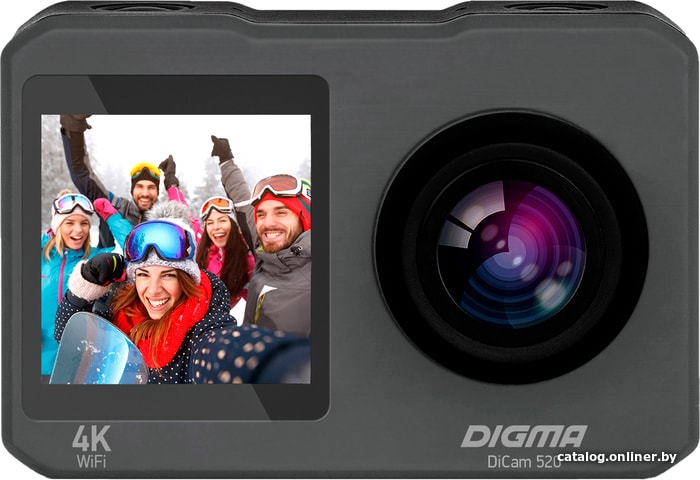 Экшн-камера Digma DiCam 520 Gray