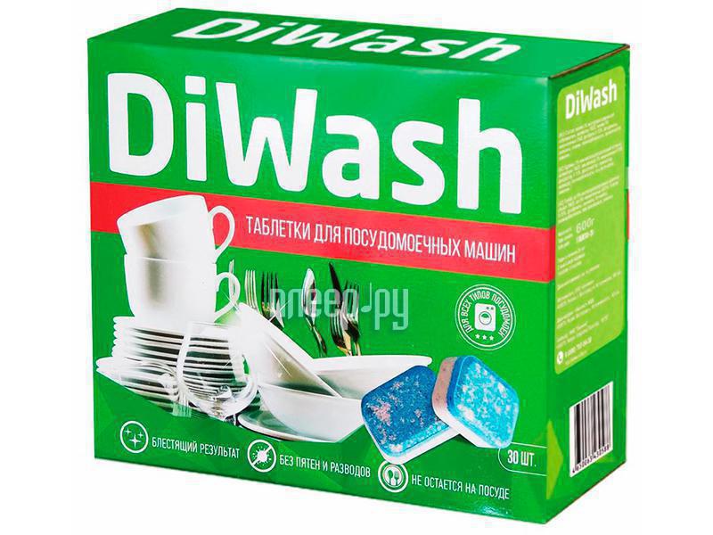 Таблетки/Капсулы для посудомоечных машин DiWash 30шт