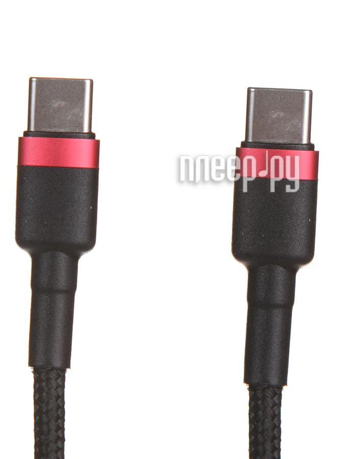 Зарядное устройство Baseus Cafule PD 2.0 100W Flash Charging USB - Type-C 2m Red-Black CATKLF-AL91