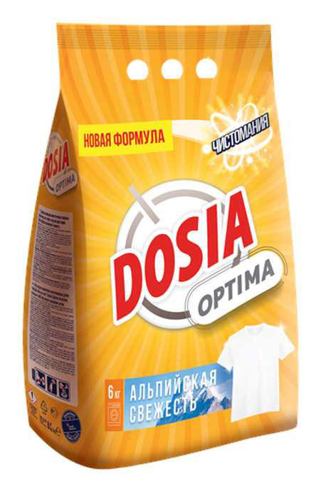 Стиральный порошок DOSIA Optima Альпийская Свежесть универсал 6кг