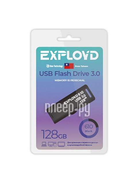128 Gb USB3.0 Exployd 610 EX-128GB-610-Black