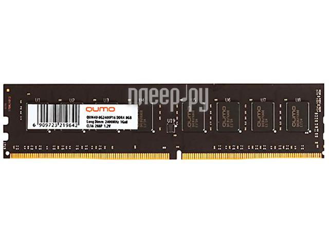 DDR4 4Gb 2400MHz PC19200 QUMO QUM4U-4G2400C16