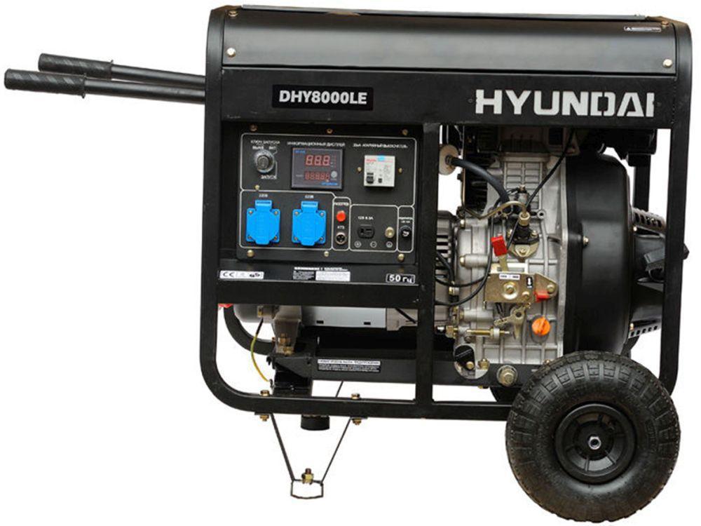 Генератор Hyundai DHY 8000LE