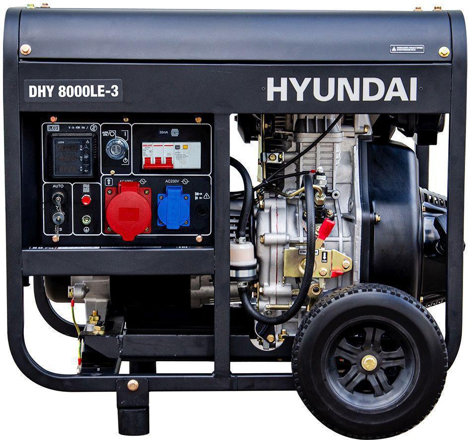 Генератор Hyundai DHY 8000LE-3