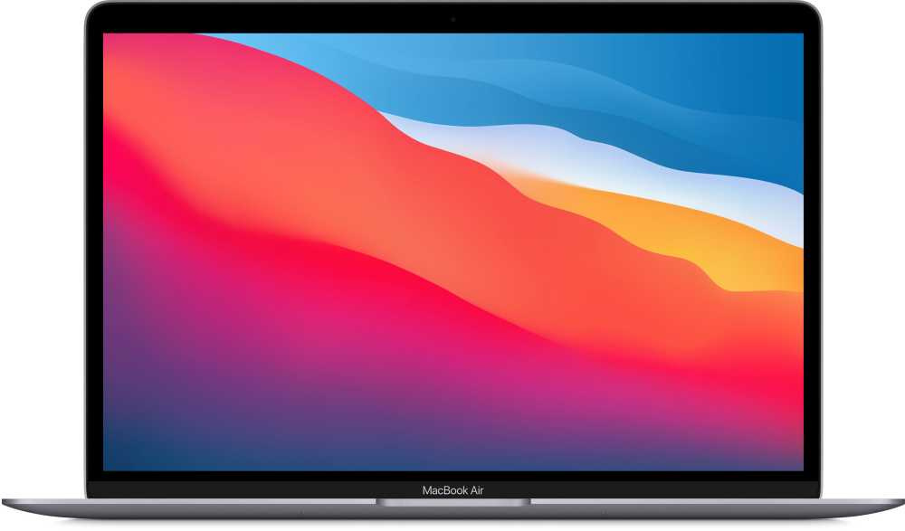 Ноутбук Apple MacBook Air M1 13.3" IPS Apple M1 16ГБ 512ГБ SSD Mac OS серый космос Z1240004Q