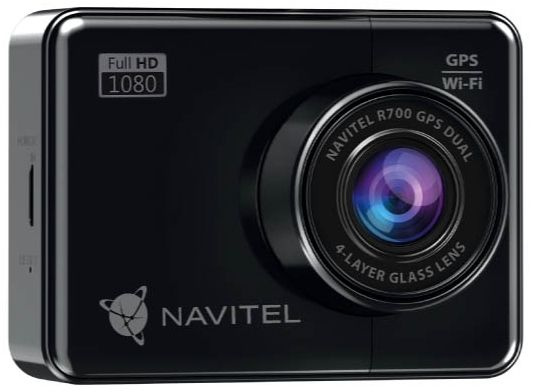 Автомобильный видеорегистратор Navitel R700 GPS DUAL черный