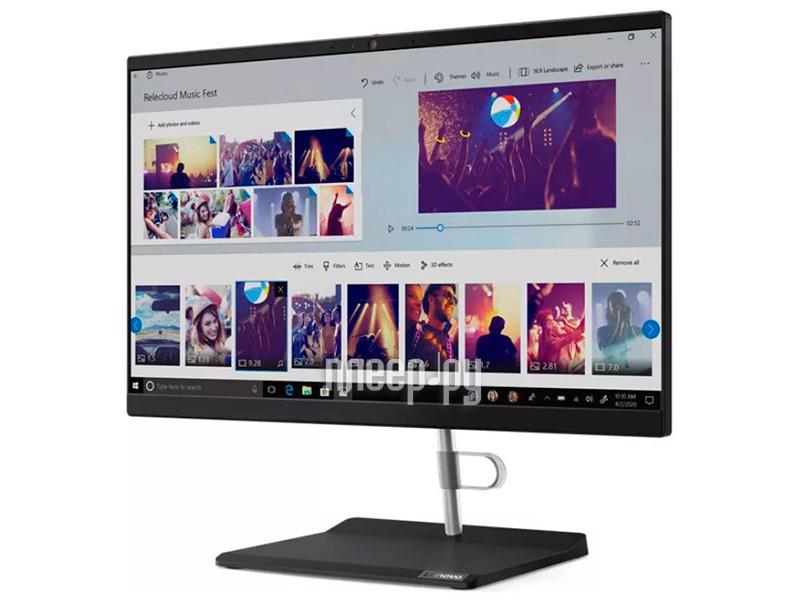 Моноблок Lenovo V50a-24IMB 23.8" Intel Core i5 10400T 8ГБ 256ГБ SSD Intel UHD Graphics 630 DVD-RW noOS черный 11FJ004VRU