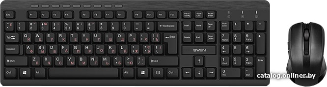 Клавиатура + мышь Sven KB-C3400W Black