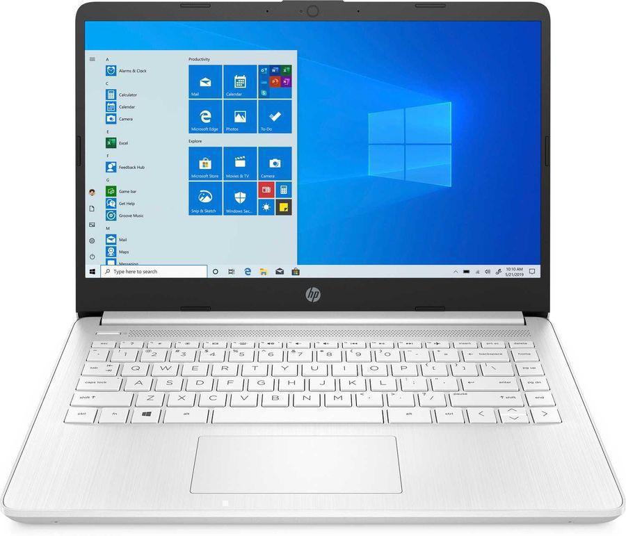 Ноутбук HP 14s-dq0043ur 14.0" FHD, Intel Pentium-N5030, 4Gb, 256Gb SSD, no ODD, Win10, белый 3B3L4EA