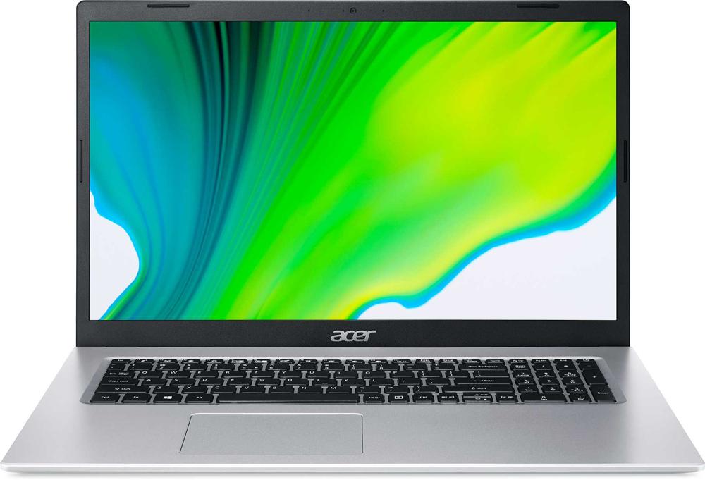 Ноутбук Acer Aspire 5 A517-52-51DR 17.3" IPS Intel Core i5 1135G7 2.4ГГц 8ГБ 256ГБ SSD Intel Iris Xe graphics Windows 10 Professional серебристый NX.A5BER.003