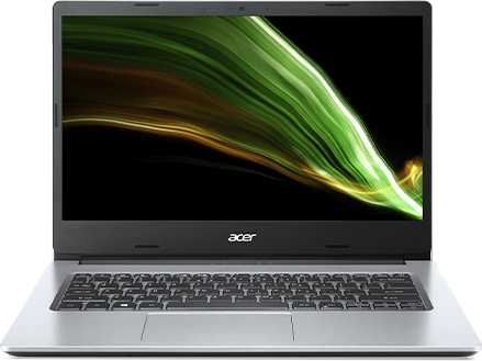 Ноутбук Acer Aspire 3 A314-35-C5YB 14" Intel Celeron N4500 1.1ГГц 4ГБ 500ГБ Intel UHD Graphics Windows 10 серебристый NX.A7SER.00D