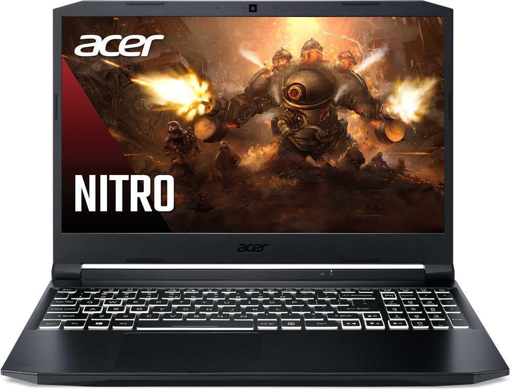 Ноутбук Acer Nitro 5 AN515-45-R9UX 15.6" IPS AMD Ryzen 7 5800H 3.2ГГц 8ГБ 512ГБ SSD NVIDIA GeForce RTX 3060 для ноутбуков - 6144 Мб Eshell черный NH.QBCER.002