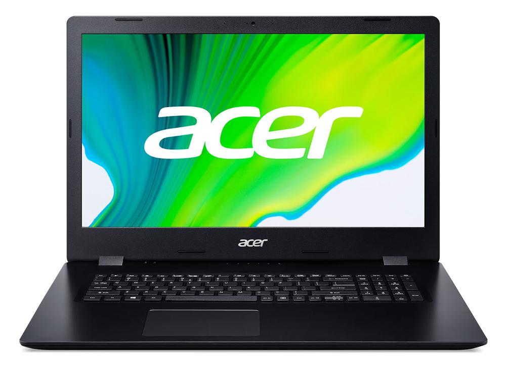 Ноутбук Acer Aspire 3 A317-52-37NL 17.3" Intel Core i3 1005G1 1.2ГГц 4ГБ 256ГБ SSD Intel UHD Graphics DVD-RW Eshell черный NX.HZWER.00K