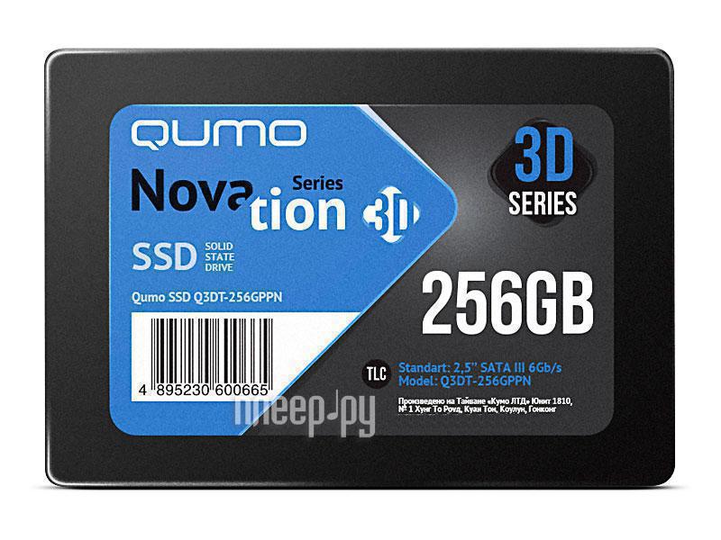 SSD 2,5" SATA-III Qumo 256Gb Novation 3D (Q3DT-256GPPN)
