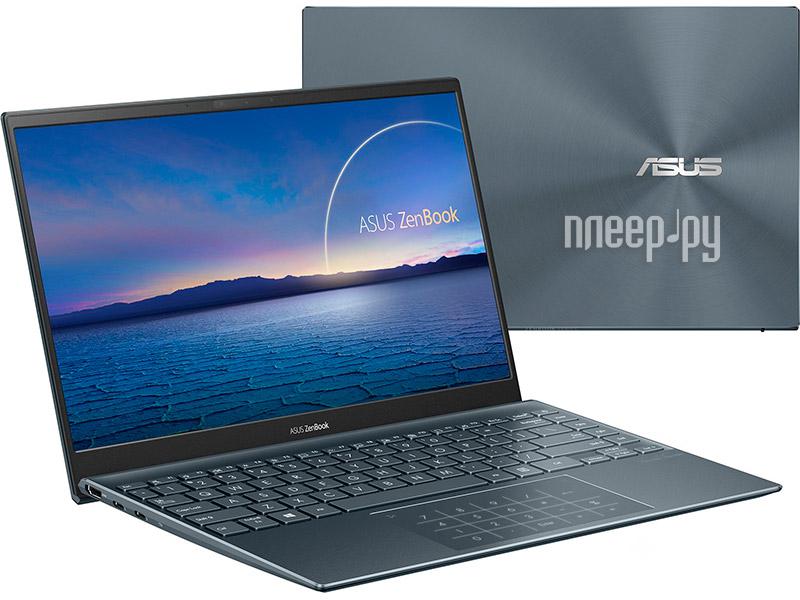 Ноутбук ASUS Zenbook 14 UX425EA-BM296 Intel Core i3-1115G4/8Gb LPDDR4X/512Gb SSD/14,0 FHD  IPS AG 1920x1080/WiFi/BT/Numpad/DOS/1.1Kg/Pine_grey 90NB0SM1-M06880
