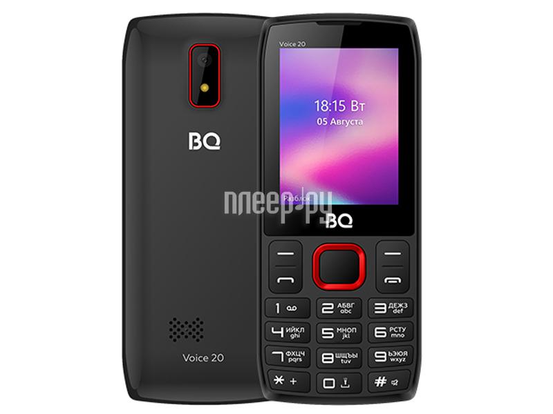 Мобильный телефон BQ 2400L Voice 20 Black/Red