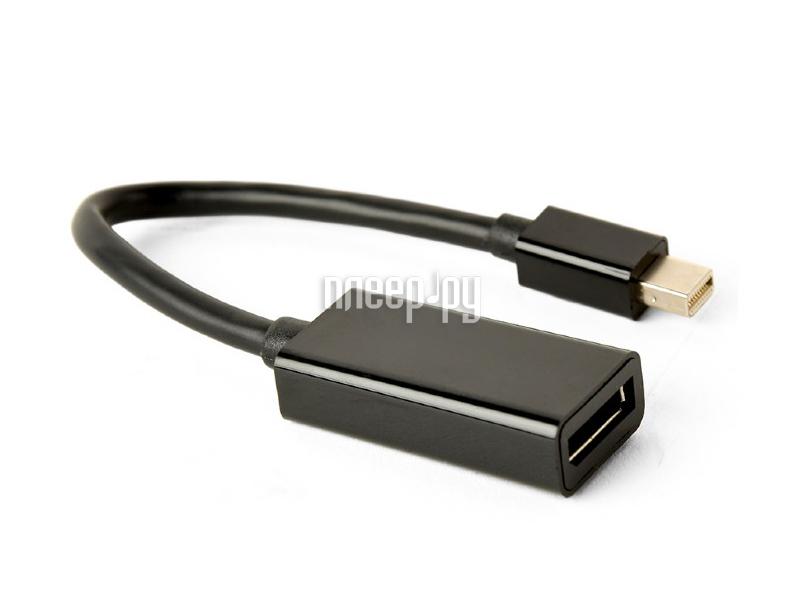 Переходник miniDisplayPort - DisplayPort, Cablexpert A-mDPM-DPF4K-01