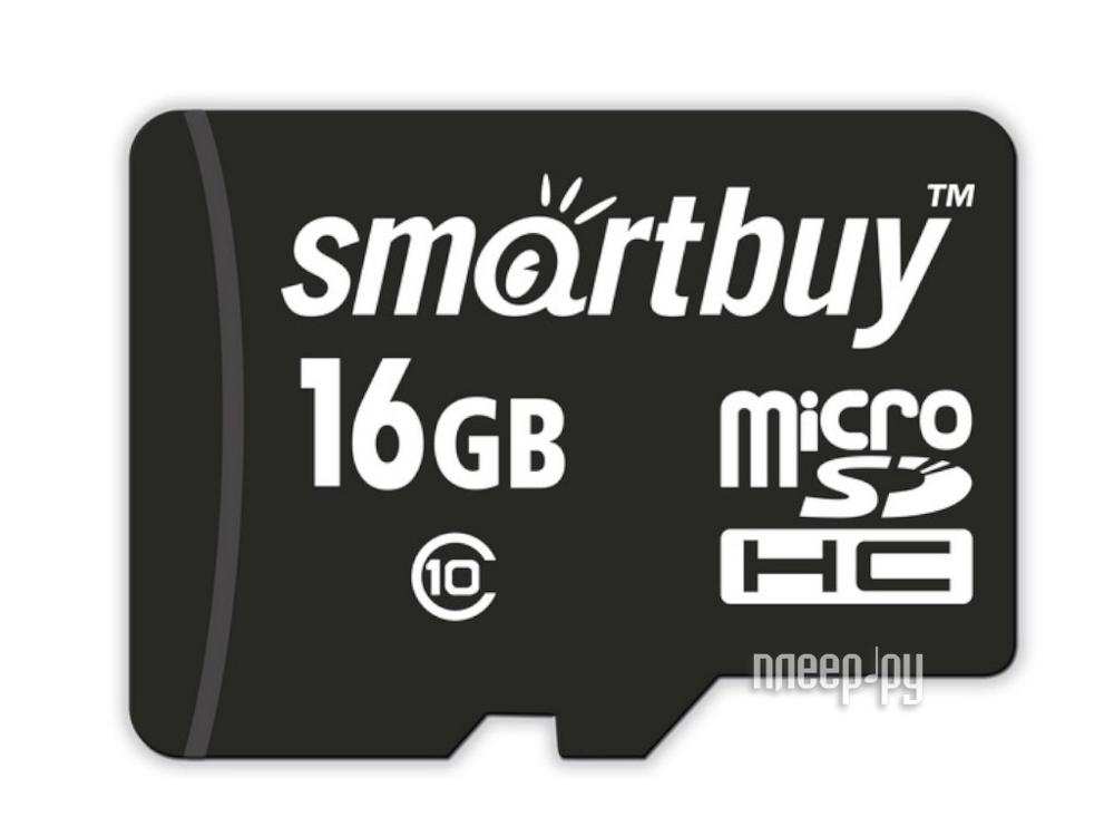Micro SD 16 Gb SmartBuy Class10 (SB16GBSDCL10-00LE) RTL