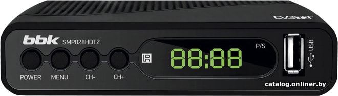 Ресивер DVB-T2 BBK SMP028HDT2 (черный)