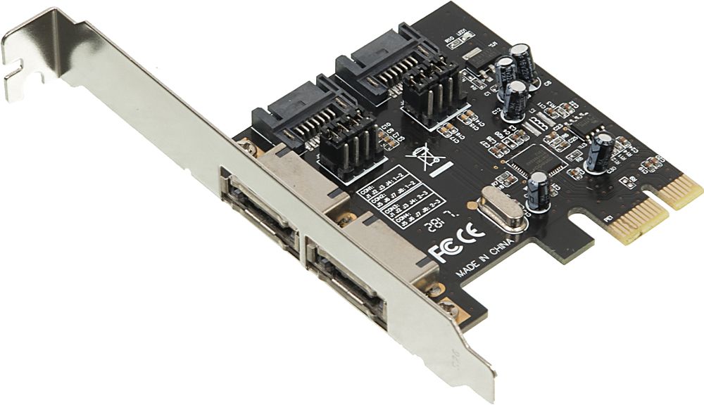 Контроллер Noname PCI-E ASM1061 SATA III 2xE-SATA 2xSATA Ret ASIA PCIE SATAIII 2 PORT
