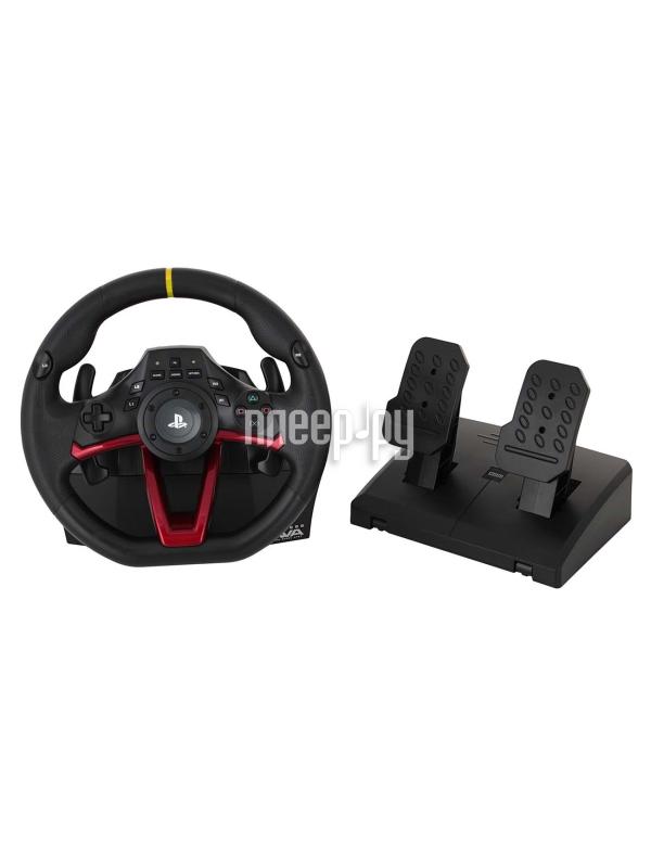 Руль Hori Wireless Racing Wheel Apex Bluetooth для PlayStation 4/PC черный/красный [hr64/ps4-142e]