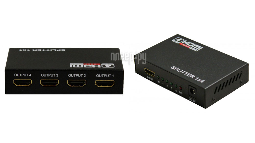 HDMI сплиттер Palmexx 1HDMIx4HDMI 1080P 3D ver 1.4 PX/HDMI-4