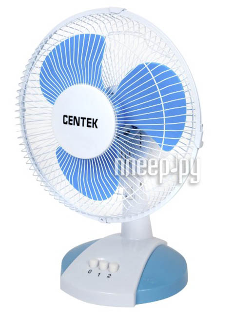 Бытовой вентилятор CENTEK CT-5007 Blue настольный осевой скорости: 3