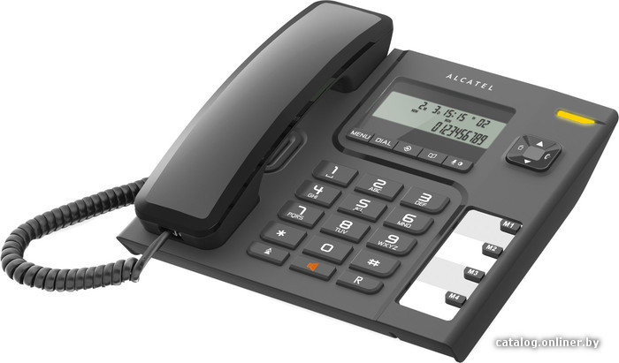 Телефон проводной Alcatel T56 черный ATL1414721 RTL