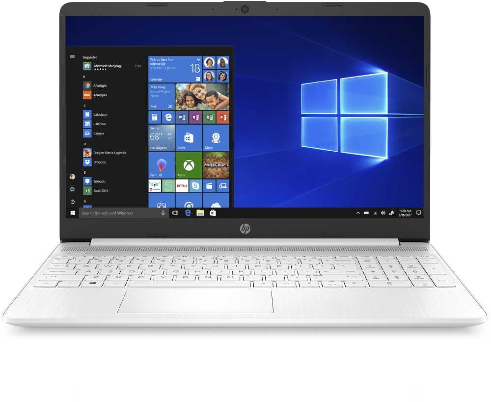 Ноутбук HP 15s-eq1267ur (AMD Ryzen 3 4300U 2.7 GHz/8192Mb/512Gb SSD/AMD Radeon Graphics/Wi-Fi/Bluetooth/Cam/15.6/1920x1080/Windows 10 Home 64-bit) 2X0M3EA