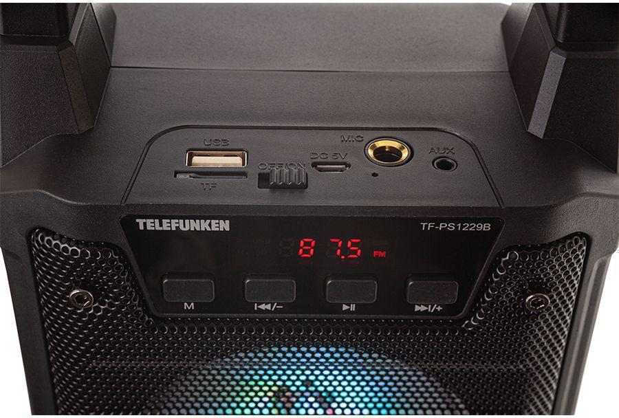 Портативная аудиосистема Telefunken TF-PS1229B Black
