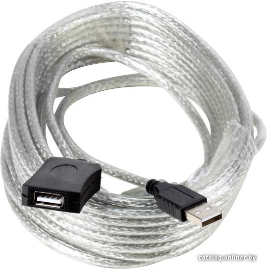Кабель USB 2.0 Am-Af 20,0m (удлинитель) Aopen (ACU823-20M), активный