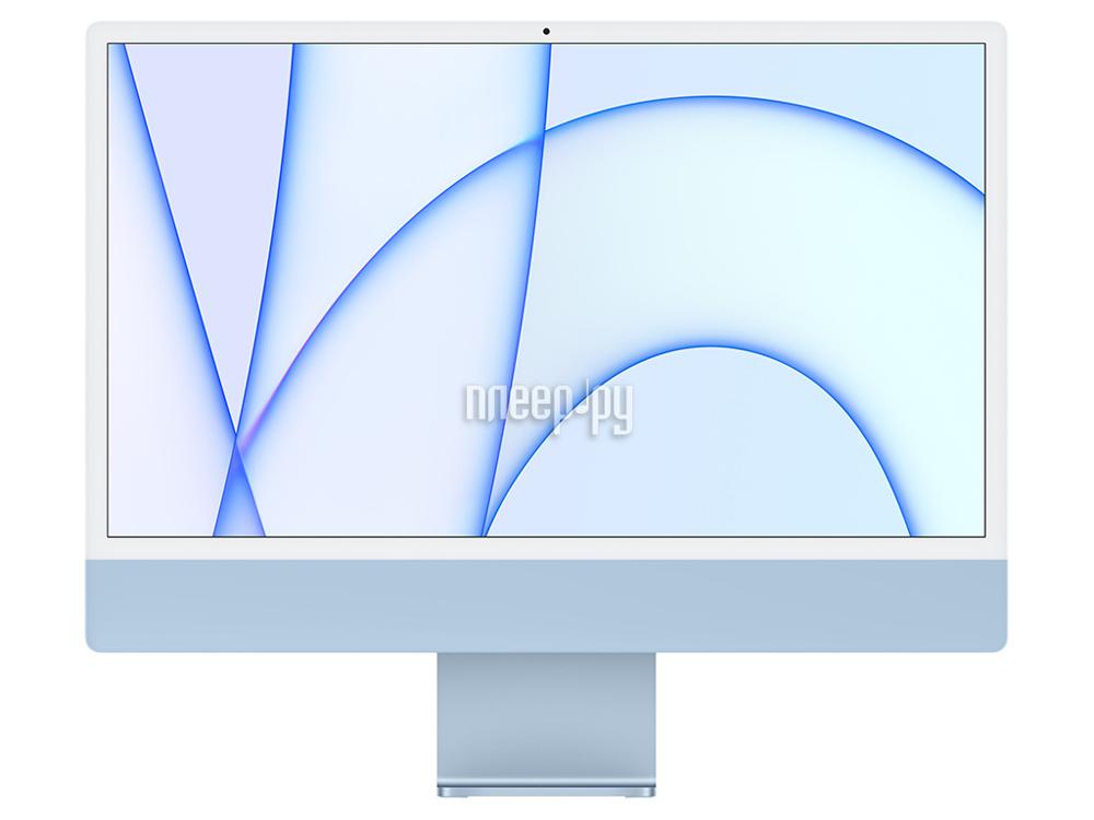Моноблок Apple iMac MGPK3RU/A 24" Apple M1 8ГБ 256ГБ SSD Apple macOS синий
