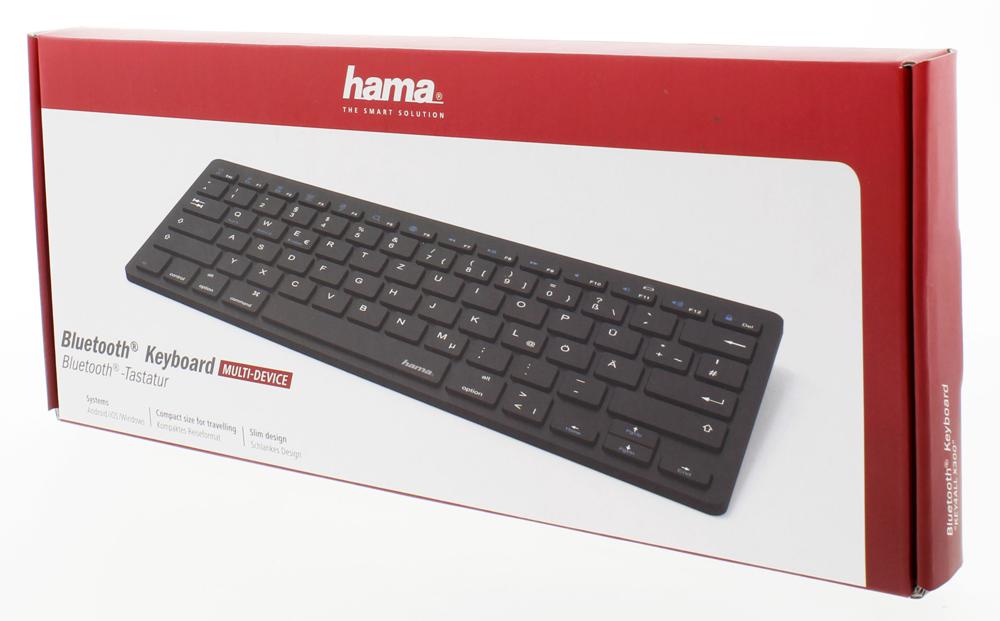 Клавиатура Hama KEY4ALL беспроводная черный [r1182582]