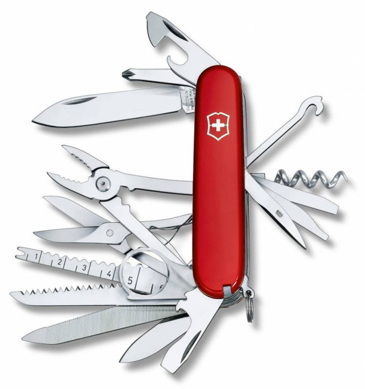 Нож Victorinox SwissChamp 33 функций 91мм красный 1.6795
