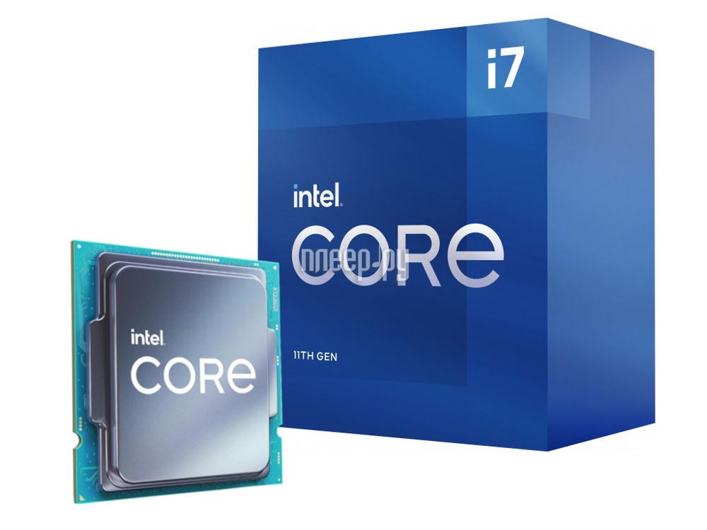 BOX CPU Socket-1200 Intel Core i7-11700 (BX8070811700S) (4.9/2.5 GHz 16Mb L3TDP 65W)