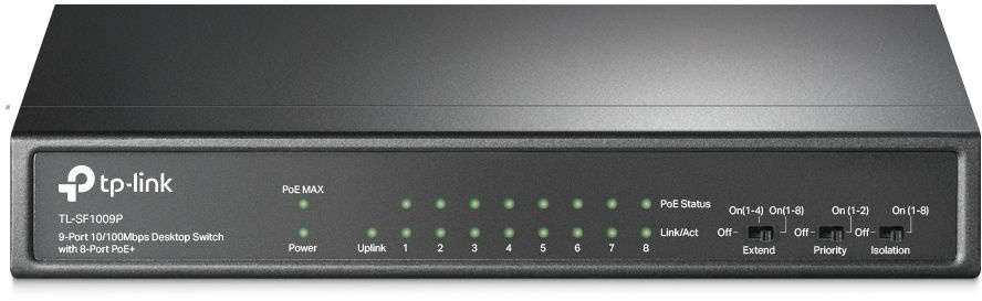 Switch TP-Link TL-SF1009P 9x100Mbit PoE