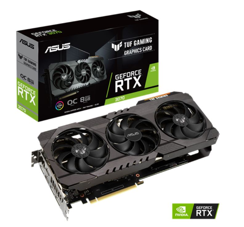 NVIDIA ASUS GeForce RTX 3070TI TUF-RTX3070TI-8G-GAMING 8Gb GDDR6X Ret 