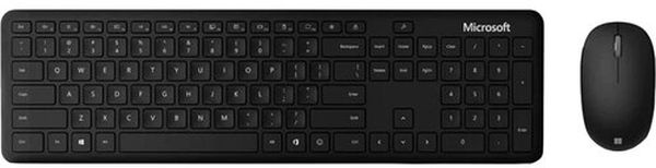 Клавиатура + мышь Microsoft tom Bluetooth Desktop For Business черный беспроводная BT slim 1AI-00011