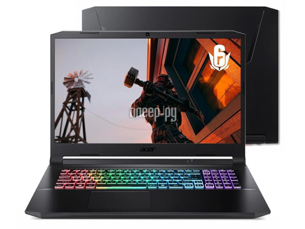 Ноутбук Acer Gaming AN517-41-R6LZ 17.3" FHD, AMD R5-5600H, 8Gb, 256GB SSD, No ODD, NVIDIA GF RTX 3070 8GB DDR6, w\o OS, NH.QBGER.00E