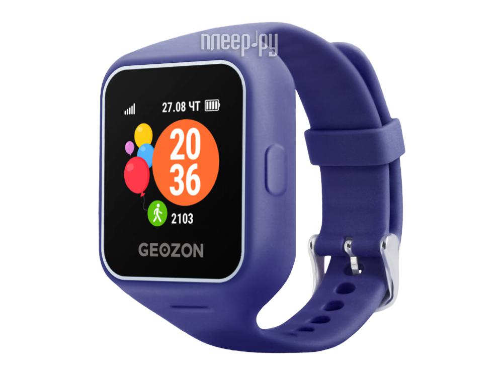 Умные часы Geozon G-Kids Life 44мм 1.3" синий/синий G-W12DBLU