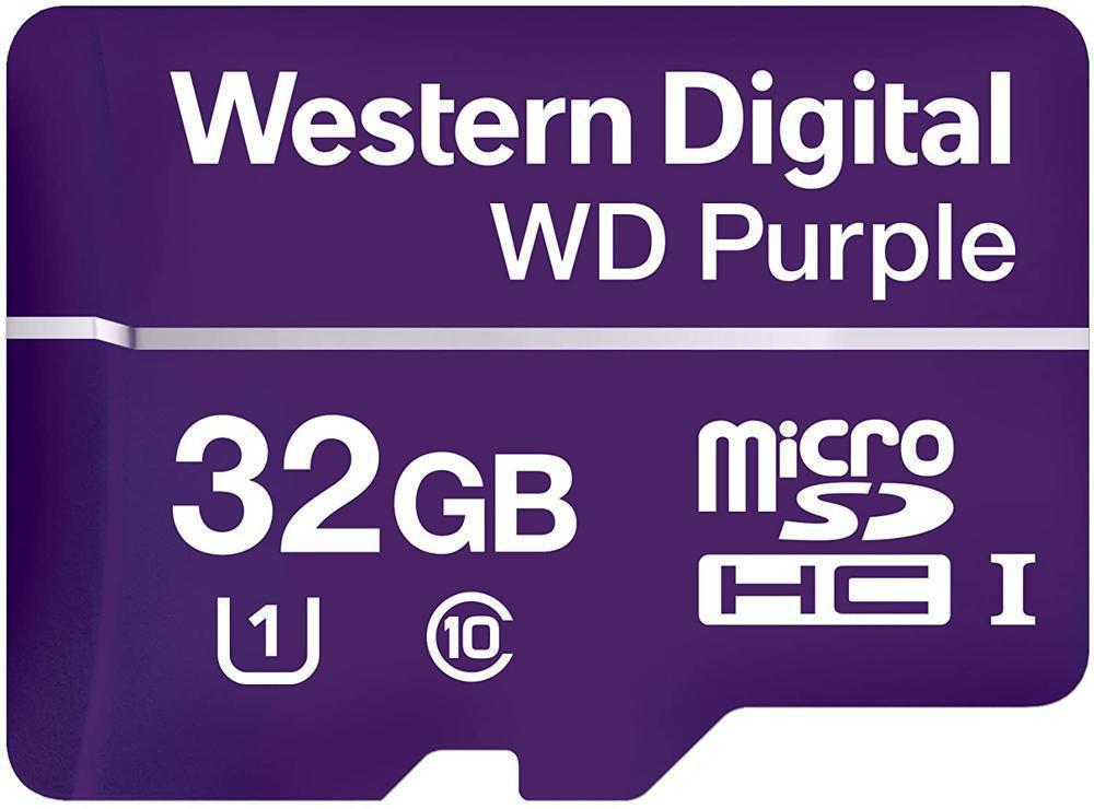 Micro SD 32 Gb WD Purple UHS-I U1Class 10 WDD032G1P0C