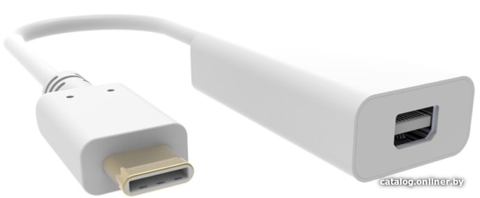 Адаптер USB Buro BHP RET TPC-MDP (Type-C (m) - miniDisplayPort (f) White