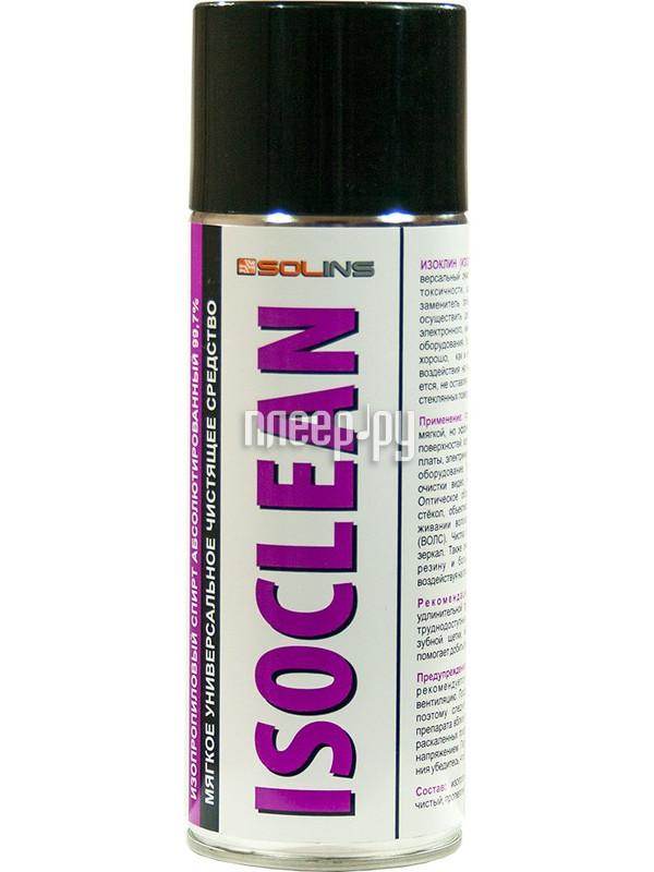 Аксессуар для паяльника - Отмывочная жидкость Solins Isoclean 400ml аэрозоль 15492/370839/ISOCLEAN