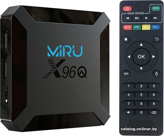 MediaPlayer Miru X96Q 2ГБ/16ГБ USB карты памяти microSD Smart TV Wi-Fi LAN 4K