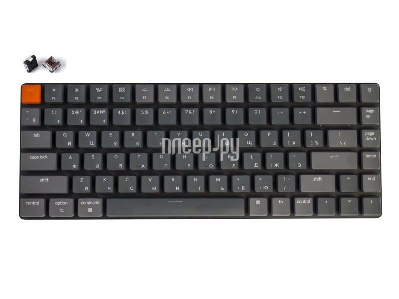 Клавиатура Keychron K3 White Backlight Brown Switch K3D3