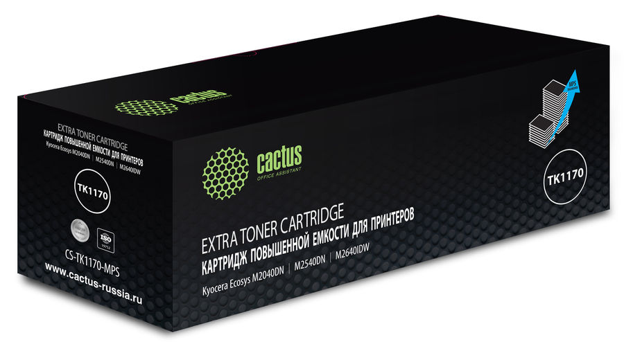 Картридж Cactus CS-TK1170-MPS, черный