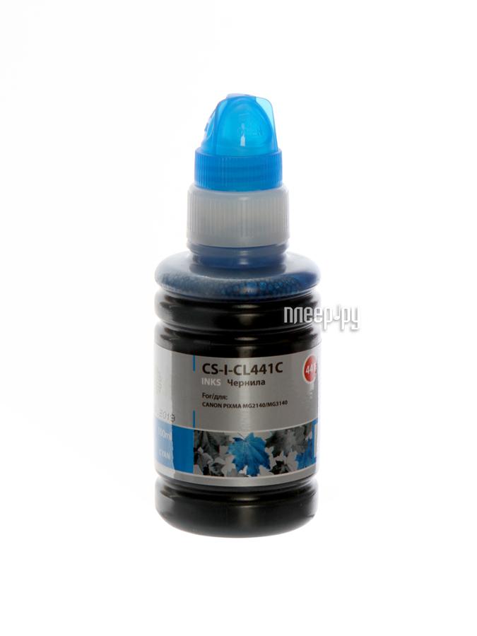 Чернила Cactus CS-I-CL441C голубой (100мл) Canon Pixma MG2140/MG3140 CS-I-CL441С