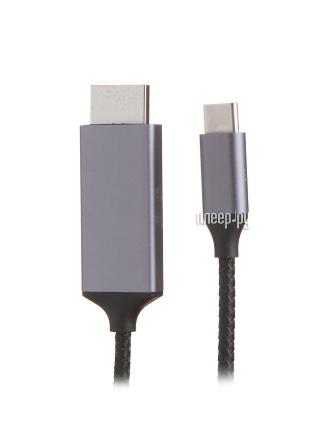 Кабель Baseus Video USB Type-C Male - HDMI Male 1.5A 1.8m Space Gray CATSY-0G